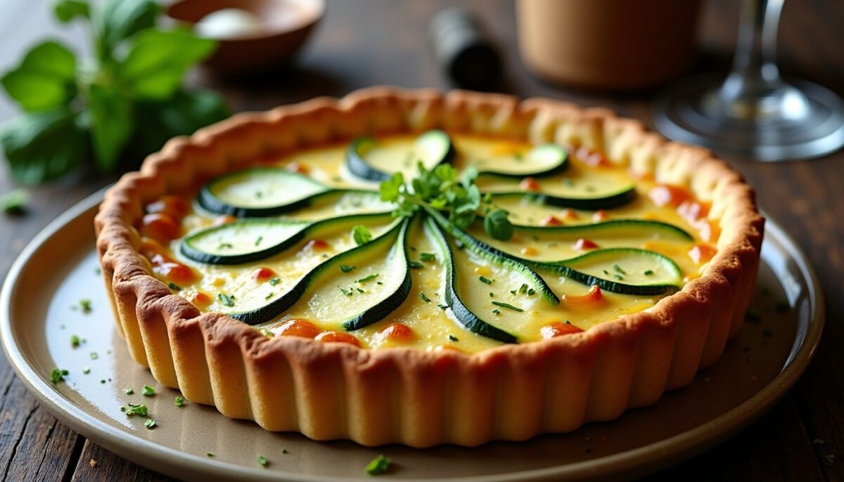 Recette Express : Quiche Courgette et Chèvre pour un Dîner Gourmand